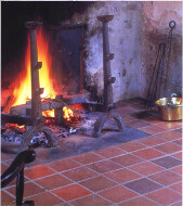 Terre cuite grésée - Terracotta 20 x 20 cm