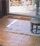 Terre cuite grésée - Terracotta 20 x 20 cm