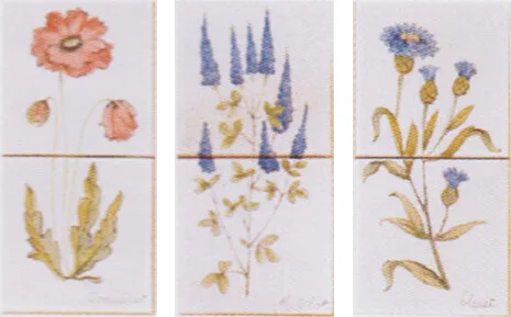 Carreaux fleurs des champs (rappel)