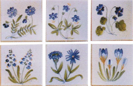 Carreaux Delphinium (rappel)