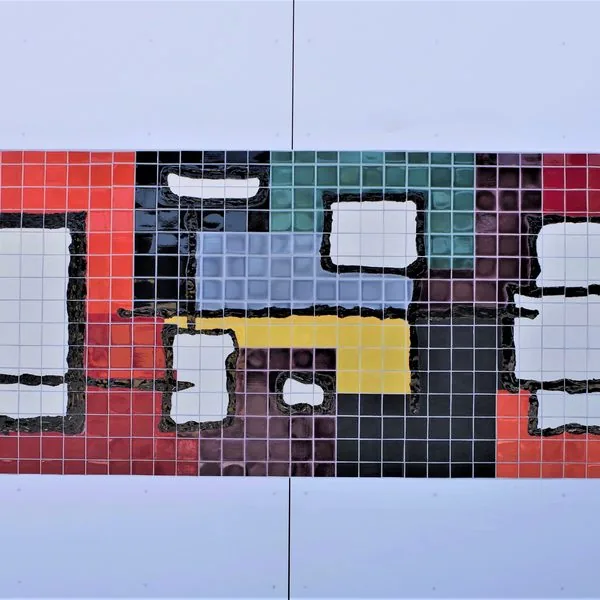 Fresque de Lacq — gros plan