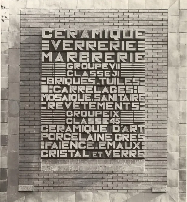 Panneau d’information en céramique Carré
