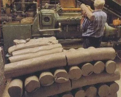 Blocks of clay