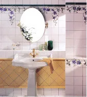 AQUARELLE décor CLEMATITES